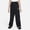 Black, variant on Sportswear Club Fleece Big Kids' (Girls') Wide-Leg Pants Color: Black/Black/White Size: S