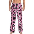 thumbnail image 1 of Fotbe Cute Panda Pantalones de Pijama para Hombre, Pantalones de Dormir, Pantalones de Casa con Cintura Ajustable y Bolsillos-Large, 1 of 6