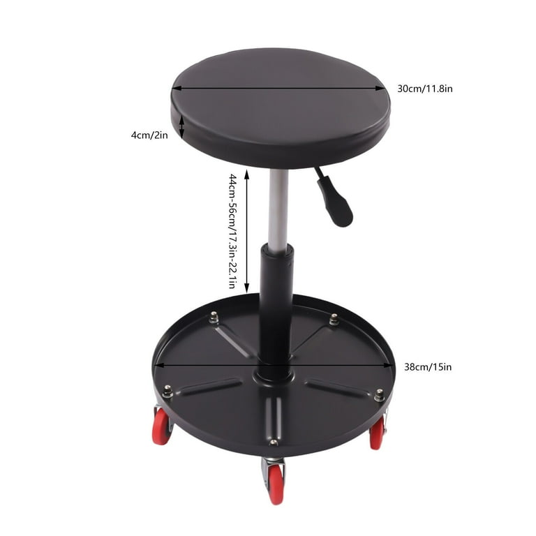Tabouret Garage FreekyFit Shop Stool With Backrest, Mechanic