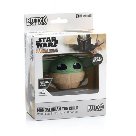 Bitty Boomers Star Wars  Santa Grogu Christmas Theme Mini Bluetooth Speaker - Makes A Great Stocking Stuffer