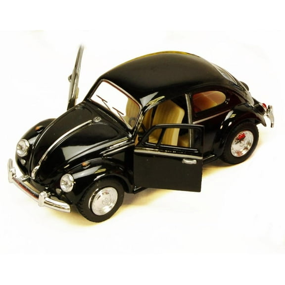 1967 Volkswagen Classic Beetle, Black - Kinsmart 5057D - 1/32 scale Diecast Model Toy Car (Brand New, but NOT IN BOX)