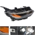 thumbnail image 2 of munirater Projector Halogen Headlights Assembly Replacement for 2019 2020 2021 Chevrolet Malibu Passenger Side Only, 2 of 5