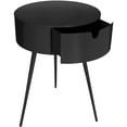 thumbnail image 6 of Meridian Furniture Bali Black Metal Nightstand, 6 of 7
