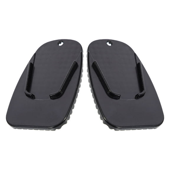 KAKOWELY motorcycle kickstand Motorcycle Side Stand Pad Anti-slip 2pcs