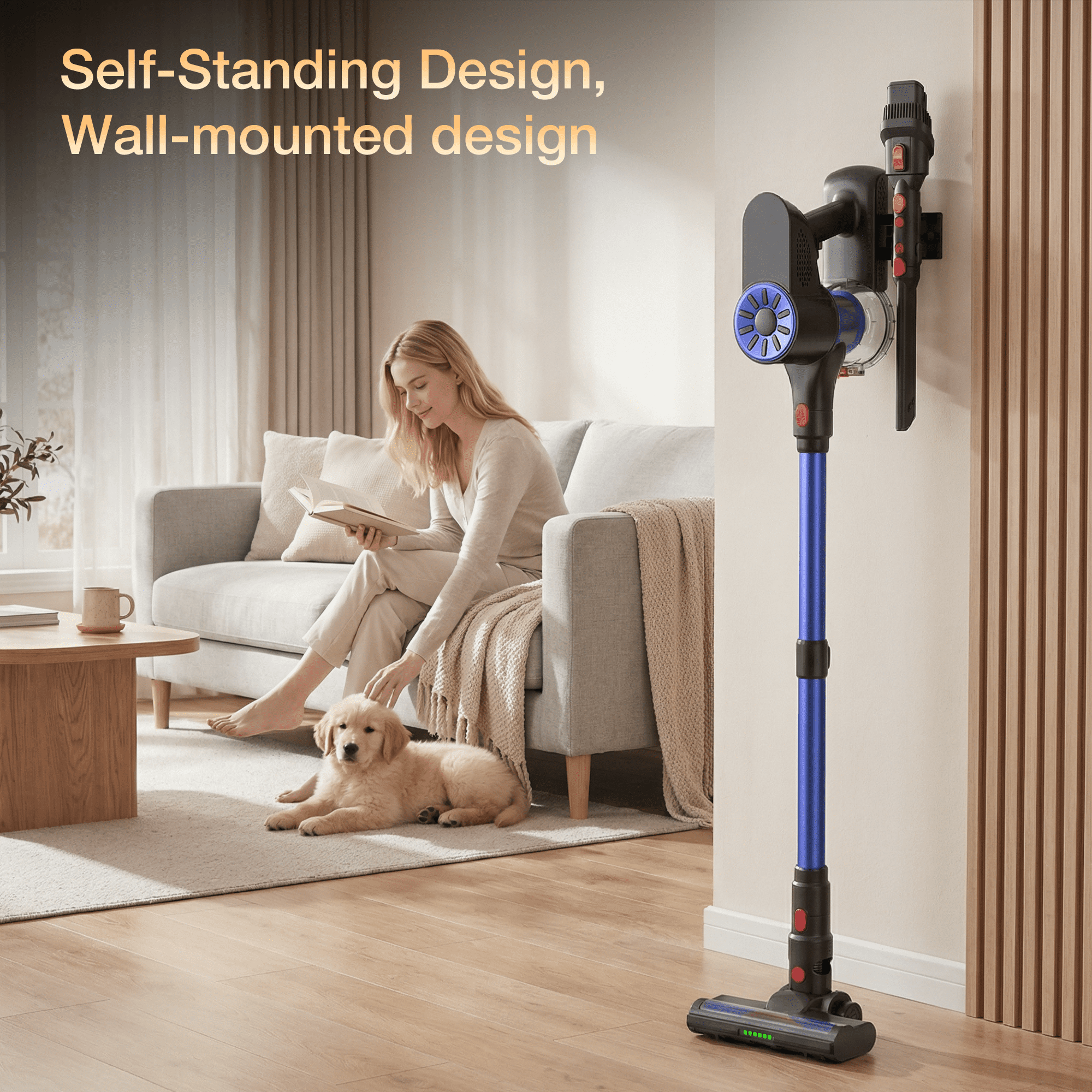 Maircle Stick Vacuum Cleaner, Lightweight for Hard Floor, Carpet Pet Hair