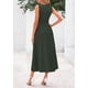 thumbnail image 2 of Vestido PRETTYGARDEN 2025 Midi sin Mangas Verde Militar XL, 2 of 8