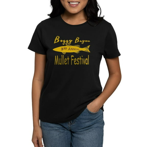 CafePress - Boggy Bayou Women's Dark T Shirt - Women's Traditional Fit Dark T-Shirt