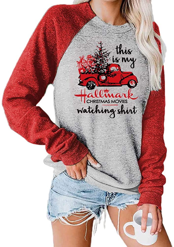 my hallmark watching sweatshirt