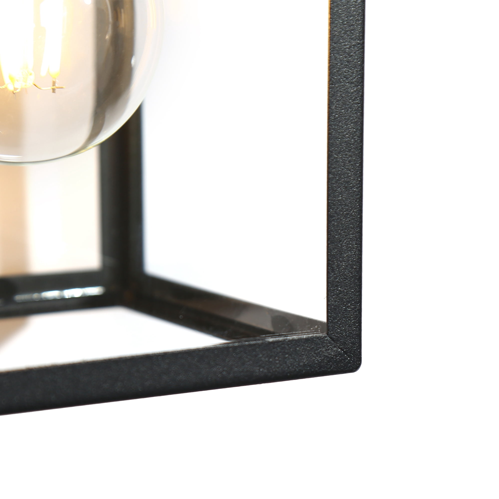 Orlan 2 -Light 9.3-in H Matte Black Hardwired Outdoor Wall Light