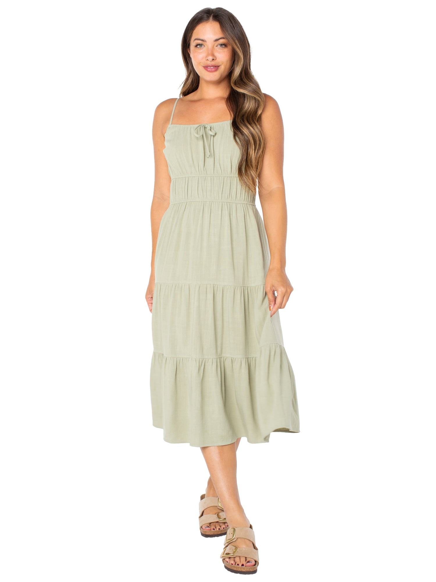 Celebrity Pink Juniors Tiered Tie Front Dress