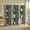 Charcoal Grey#5, variant on Privacy Screen 4 Panel Folding Room Divider Screen Privacy Screen Freestanding,Partition Screen