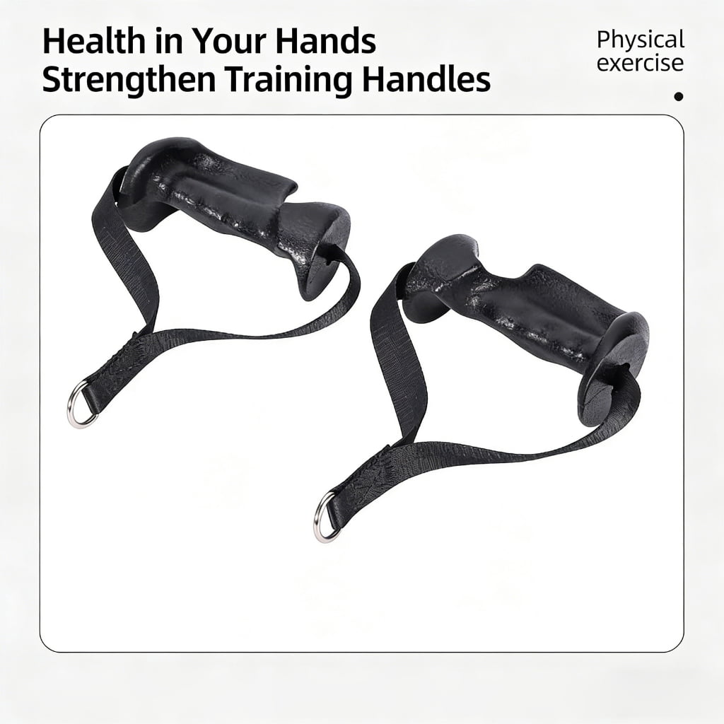 2lots Big Shape Exercise Handle Multifunction Exercise Suspension Grip Resistance Band Handle For Homes Gym Equipment