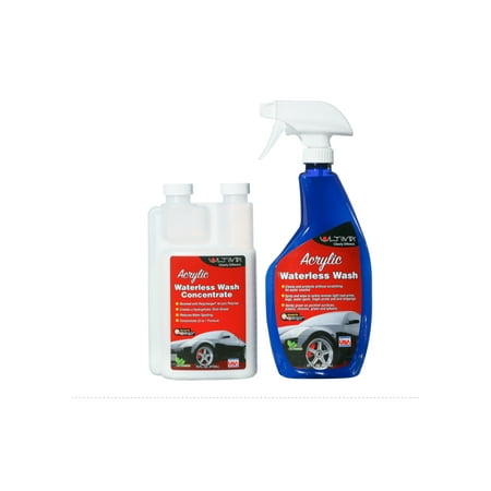 Ultima Acrylic Waterless Wash 21:1 Concentrate 16.9 oz. Kit For Auto Truck Car
