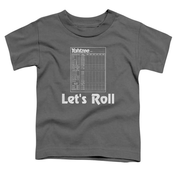 Yahtzee Lets Roll S/S Toddler T-Shirt Charcoal