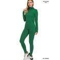 thumbnail image 2 of Zenana Women's Soft Fabric Mock Neck Long Sleeve Top & Leggings - 2 Pieces Tracksuit Set, 2 of 5