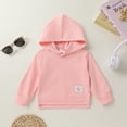 thumbnail image 3 of Younger Tree Toddler Baby Hooded Sweatshirt Girl Boy Winter Long Sleeve Pullover Blouse Top Clothes for 2-3T, 3 of 8
