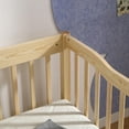thumbnail image 3 of SESSLIFE Wood Toddler Day Bed with 2 Pull-Out Drawers, Kid Bed Frame with Fence Railings, No Box Spring Needed, Solid Wood Slats Supported Daybed for Toddler (Natural), 3 of 6