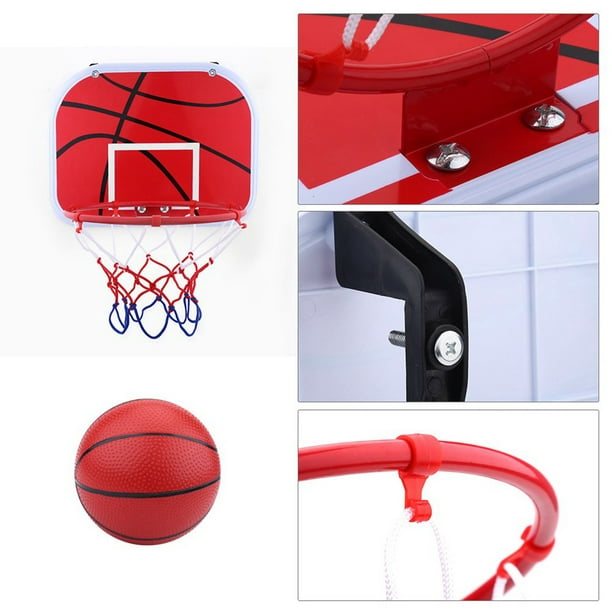 Panier De Basket-ball, Kit De Basket-ball Pour Enfants En PVC Facile à  Installer Mini Système De Basket-ball D'intérieur Pour Bureau Pour Maison  Pour Chambre à Coucher 