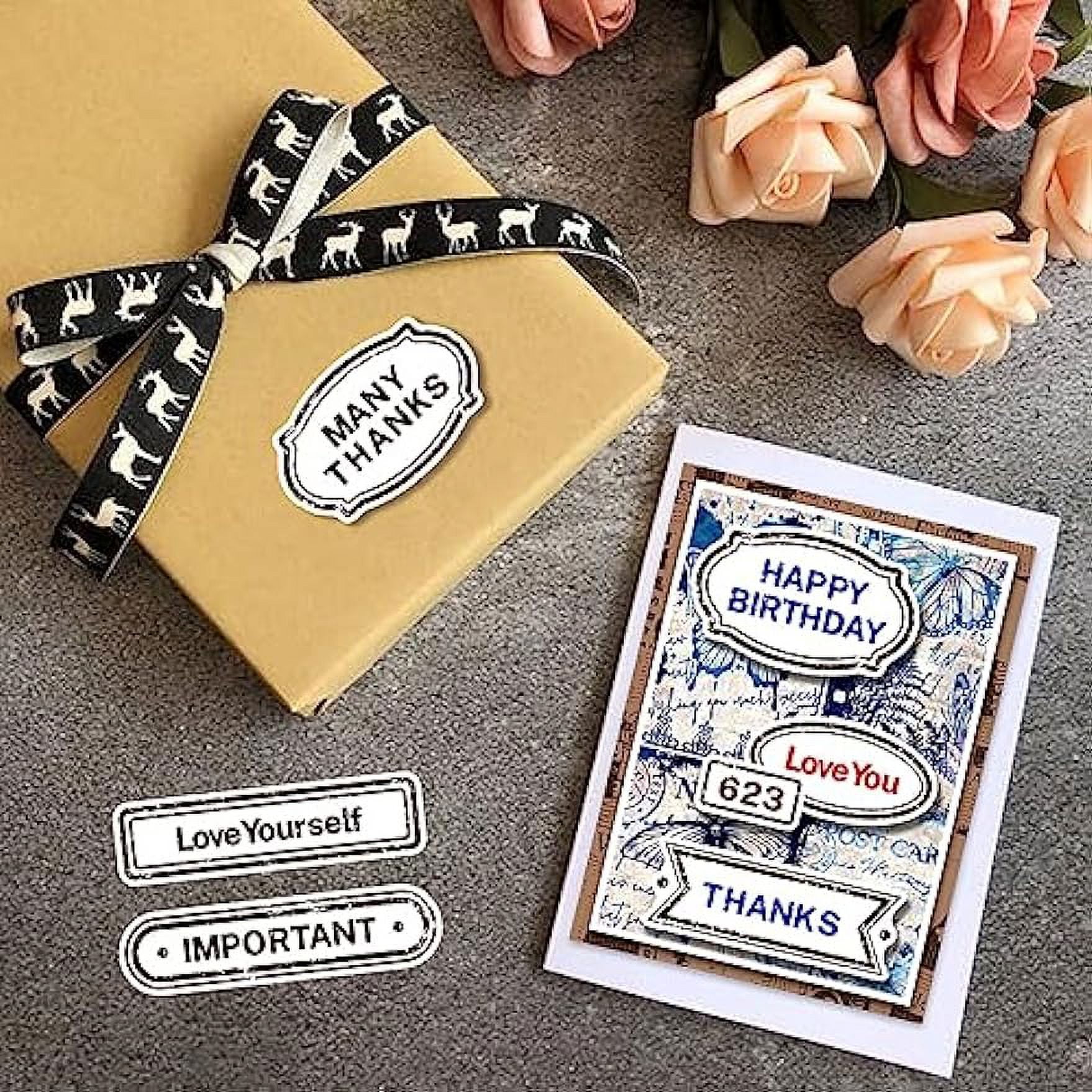 Frame Journal Stamps, Photo Frame Silicone Stamps Crafts Stamps Seal Stamps  Clear Stamp Transparent Decor Paper for Card Making Photo Album Decoration  and DIY Scrapbooking, 6.2x4.3inch 
