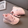 thumbnail image 6 of WAVSUF Kids Girls Casual Sneakers Soft Breathable Slip On Light Up Casual Play Flat Shoes Pink 10 Toddler, 6 of 7