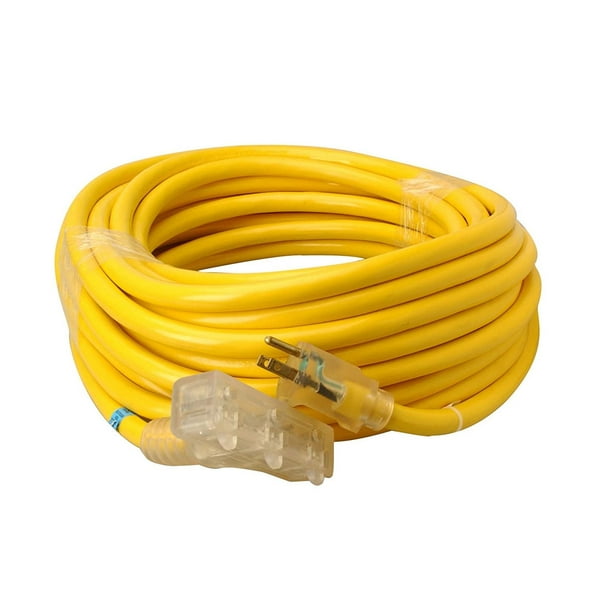 Coleman Cable Coleman Cable 04388 TriSource Triple End Extension Cord