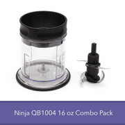 Ninja Master Prep QB1004 Replacement Blender Part - 16 Ounce Food Processing Bowl Blade Lid Combo Pack