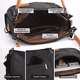 thumbnail image 3 of Bolso Multifuncional De Lona De Gran Capacidad Para Mujer, Negro/cafe, 3 of 5