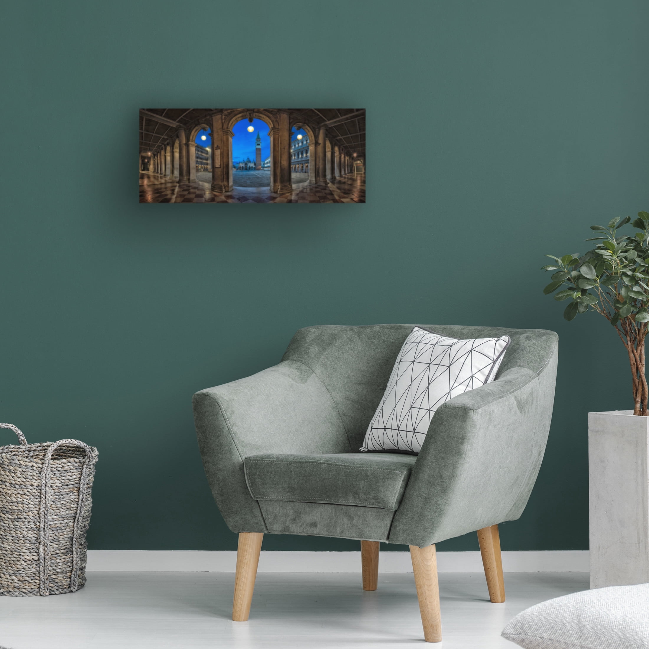 Trademark Fine Art Tommaso Pessotto  San Marco panorama Canvas Wall Art