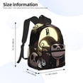 thumbnail image 2 of Goofa The Nightmare Before Christmas Pattern Casual Backpack – School Backpack Lightweight & Ergonomic Design, Water-Resistant, Spacious & Comfortable, Travel, 2 of 6