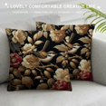 thumbnail image 3 of Creowell Spring Flower Throw Pillow Cover Vintage Bird Midcentury Floral Hand Drawn Chinoiserie White Cozys Washable Printed Sofa Bed Living Rooms Porch Decorative Pillow Case，Multi-Size, 3 of 5