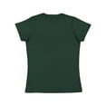 thumbnail image 2 of LAT Women 100% Cotton Jersey Crew Neck Short Sleeve Tee (3516) Forest, XS, 2 of 4
