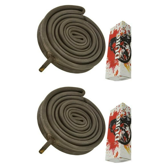 2 Duro Tubes 24" x 1.3/8" 27mm Thorn Resistan American Valve. Set of Tube. Pair of Tubes. Two Tubes. bicycle tube, bike tube, trike tube, tricycle tube, lowrider bike tube