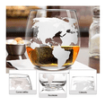 thumbnail image 4 of Vasos para Whisky Bluelander diseño de Mapa 400 ml 2 piezas, 4 of 4
