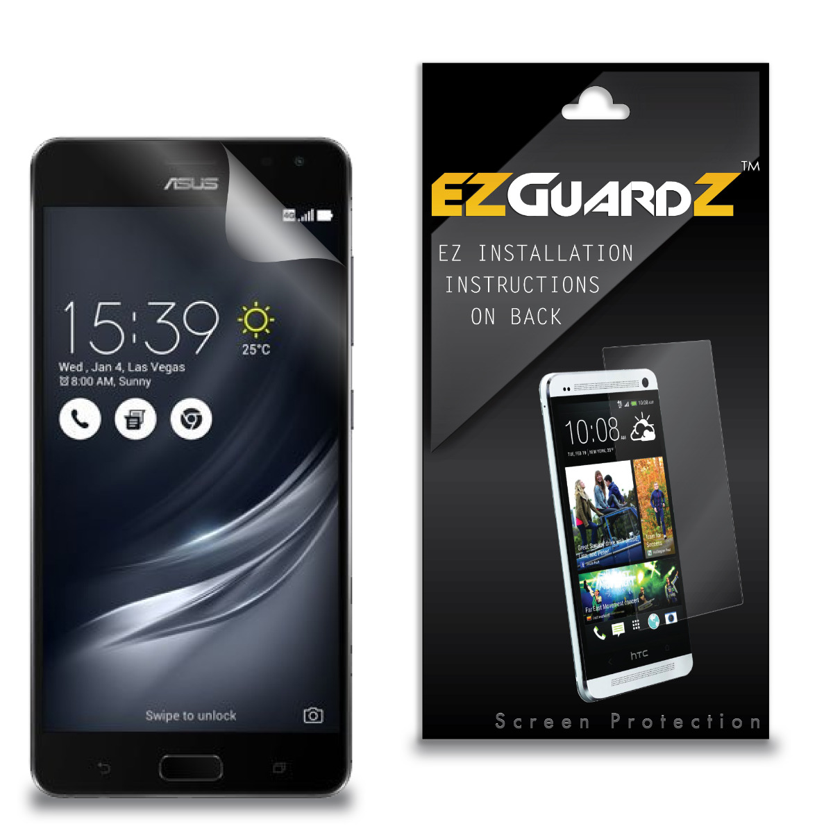 (5-Pack) EZGuardZ Screen Protector for Asus Zenfone AR (Ultra Clear) (5-Pack) EZGuardZ Screen Protector for Asus Zenfone AR (Ultra Clear)