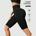 thumbnail image 5 of Gym Shorts for Women Scrunch Butt Lifting Workout Yoga Shorts Seamless High Waist Biker Shorts for Women Tummy Control Shorts Butt Lifting Knee Length Yoga Biker Shorts Soft Athletic Running Shorts, 5 of 8