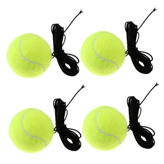 4 Piezas De Pelota De Tenis De Goma Para Ejercicio, Pelotas De , Herramientas De Pelota De Entrenamiento Interior
