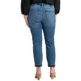 thumbnail image 2 of Silver Jeans Co. Women's Plus Size Beau Mid Rise Slim Leg Jeans Waist sizes 12-24, 2 of 3