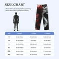 thumbnail image 4 of Gukieu Cool Black And White Dragon Print Men's Home Trousers, Elastic Drawstring Home Pajamas Clothing Suitable for Adult Men-Small, 4 of 6