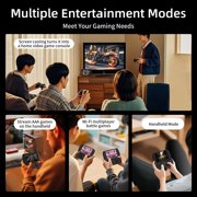 RG Slide Handheld Game Console NO Card 4.7-inch LTPS in-Cell Screen Unisoc T820 Portable Arcade Support AI WiFi Bluetooth HD and TV Output Black