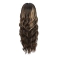 thumbnail image 1 of Peluca de belleza: peluca lisa de pelo largo y rizado, de fibra sintética, con diadema, 1 of 6