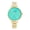Teal/Gold, variant on Milwaukee Bracelet Watch - Gold/Teal