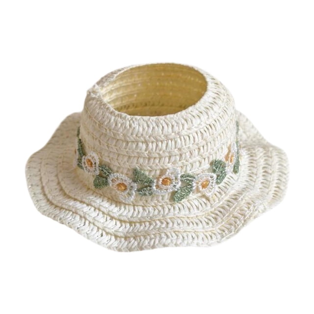 Sombrero de muñeca Hugo 15 cm y 17 cm Tela Ala ancha Suave y elegante