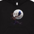 thumbnail image 3 of Inktastic Spooky Owl Youth Hoodie Sweatshirt, 3 of 4