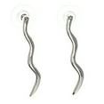 thumbnail image 1 of Silver-Tone Metal Dangle-Earrings #LQE3552, 1 of 2