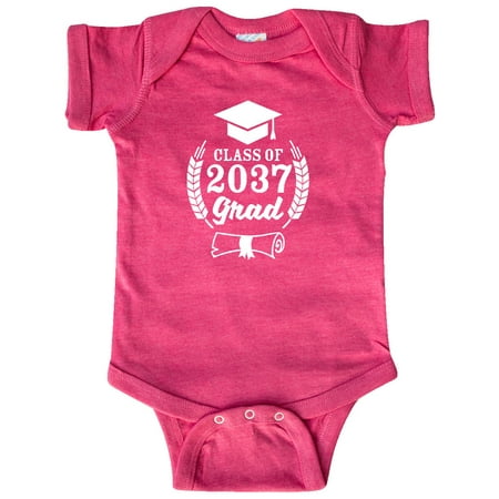 

Inktastic Class of 2037 Grad with Diploma and Graduation Cap Gift Baby Boy or Baby Girl Bodysuit