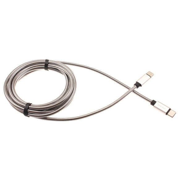Type-C to USB-C 6ft Metal PD Cable for CAT S62 Phone - Charger Cord Power Wire Sync Long Fast R1D