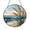 Acrylic 3.5 Inch, variant on Ocean Shore Field Window Art – Faux Stained Glass