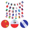 thumbnail image 3 of EeaseMX 1 pieza de 100 países con banderas colgantes para fiestas, bares, centros comerciales y karaokes., 3 of 7
