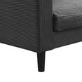 thumbnail image 4 of 74" Modern Upholstered Sofa Couch,Comfy 3 Seater Sofa with 2 Pillows for Living Room Bedroom Apartment,Dark Gray, 4 of 7