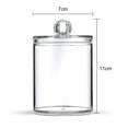 thumbnail image 4 of 2PCS Distributeur de Coton-Tige Rond Porte-Balle en Coton avec Couvercle, 4 of 10